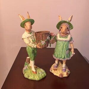 Easter Rabbit Figurines